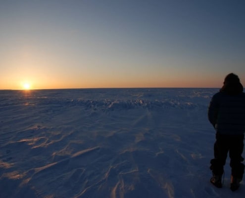 Jeffrey Ringrose Watching the Sunset in Greenland