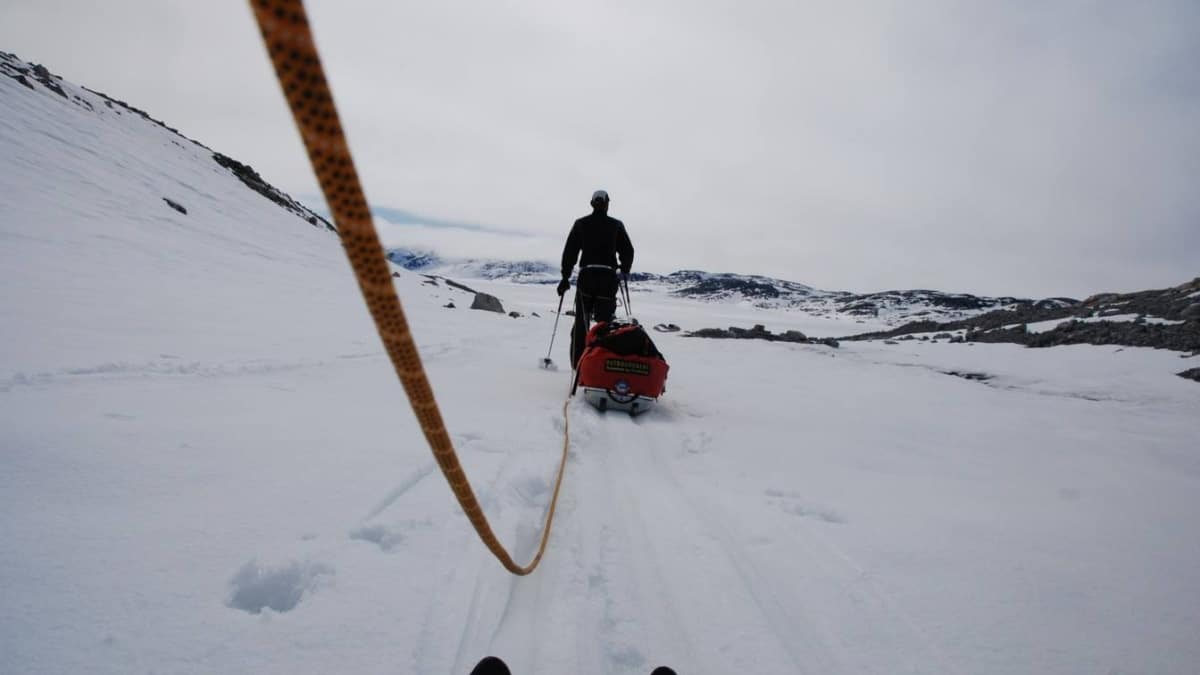 Roped up on a Glacier