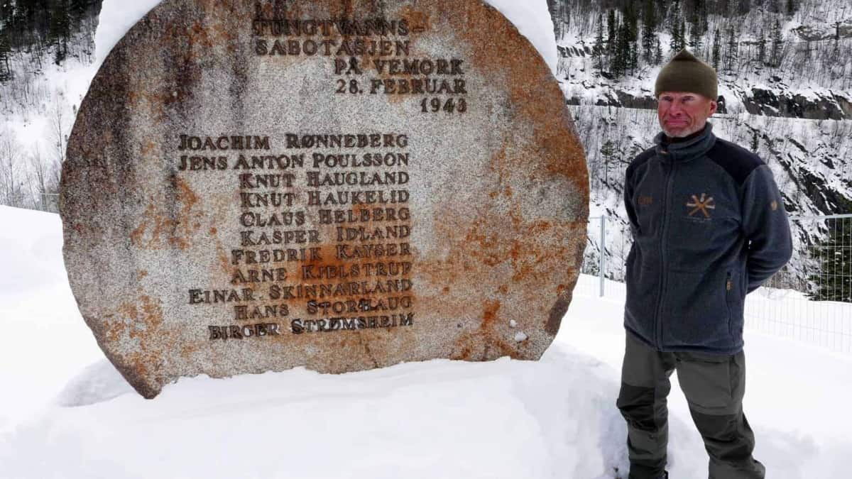 Memorial at the Heavy Water Factory in Vemork