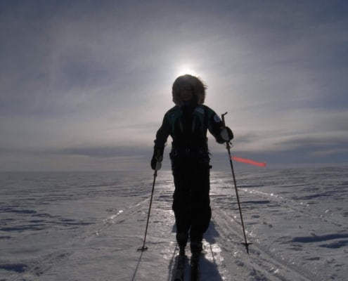 Crossing Greenland in Backlight