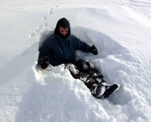 Toilet in de sneeuw finse2018 hjg 130 Luuk's experience in Norway