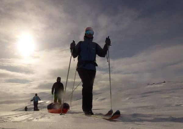 Nadia Ghabrial over de Heroes of Telemark Expeditie in Noorwegen 1 Toerlanglaufen in Noorwegen