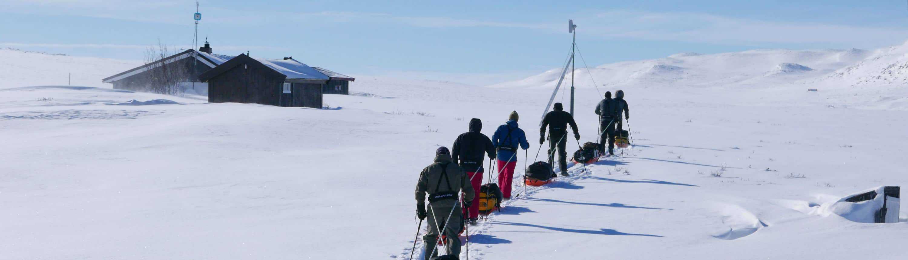 hut manhauling banner Expeditions overview