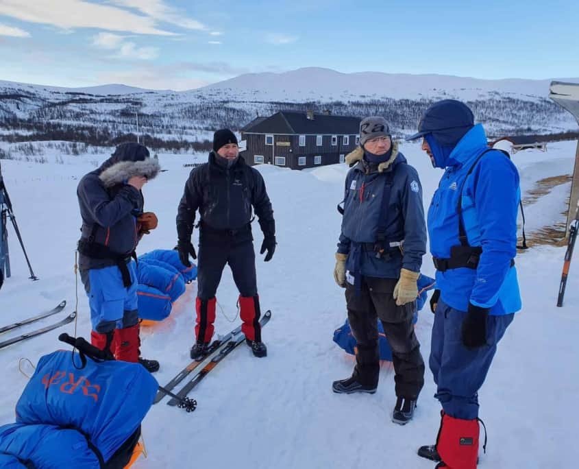 Ready for the departure of the Heroes of telemark in Norway