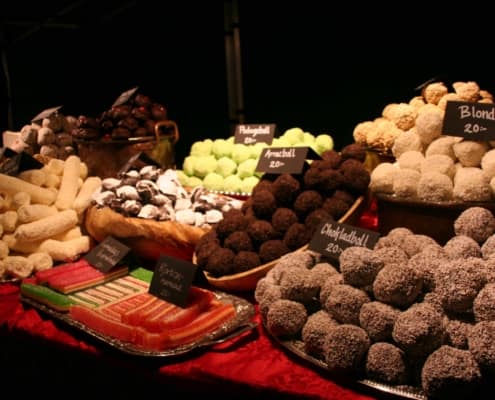 Delicacy at the Sami winter market in Jokkmokk