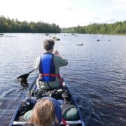 Kanotrekking in Zuid Zweden Kano Wandel Trekking Zuid Zweden 2020 09 001 Kees Kortmulder on the Canoe and Hiking Trek in Southern Sweden