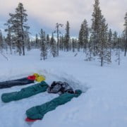 Sleeping outside in Winter in Sweden Sleeping outside in Winter in Sweden