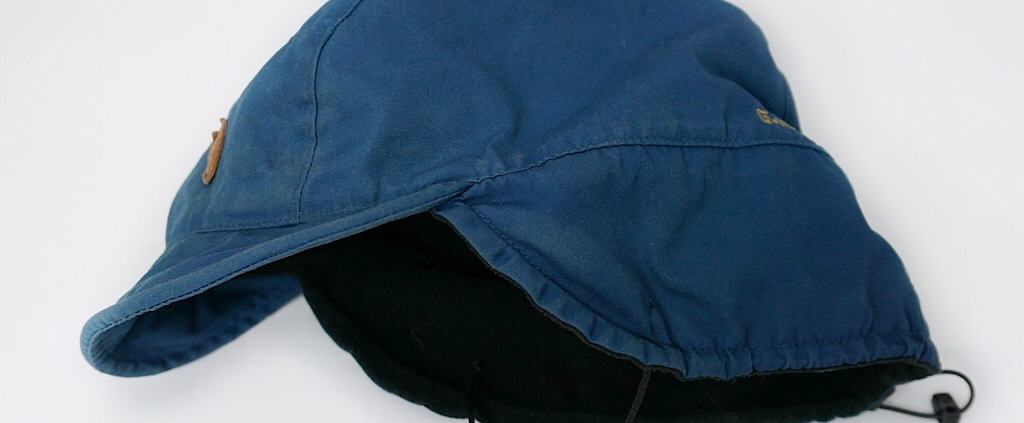 Fjallraven Singi Field cap blue Head protection during Arctic expeditions