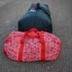 The convenience of the luggage tent bag 6 Tenttas voor de sleetas The convenience of the luggage tent bag