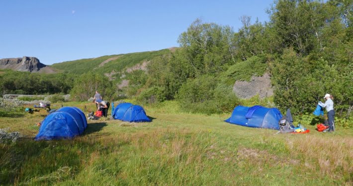 Camping with Fjällräven Tents in Iceland