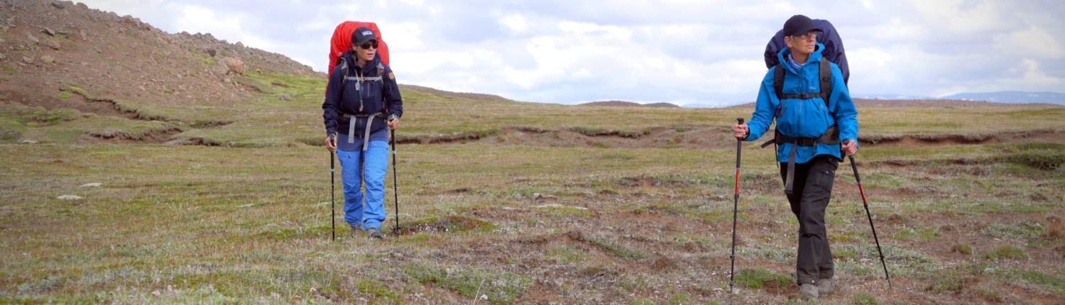 Trektoch in IJsland met rugzak