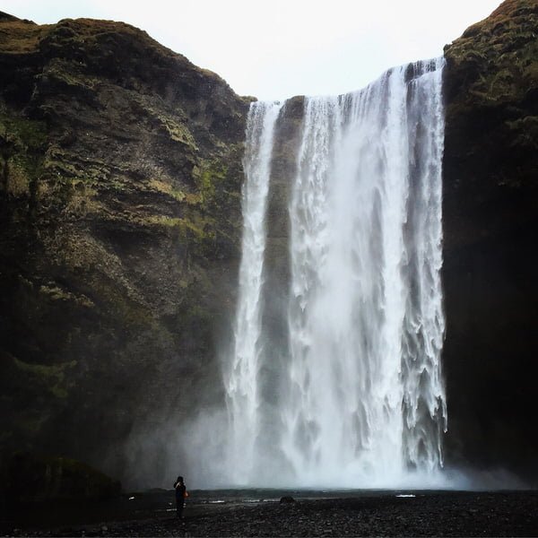 Waterval in IJsland met de smartphone gefotografeerd 006 Workshop Mobiele Fotografie SMARTPHONE TRAVEL PHOTOGRAPHY