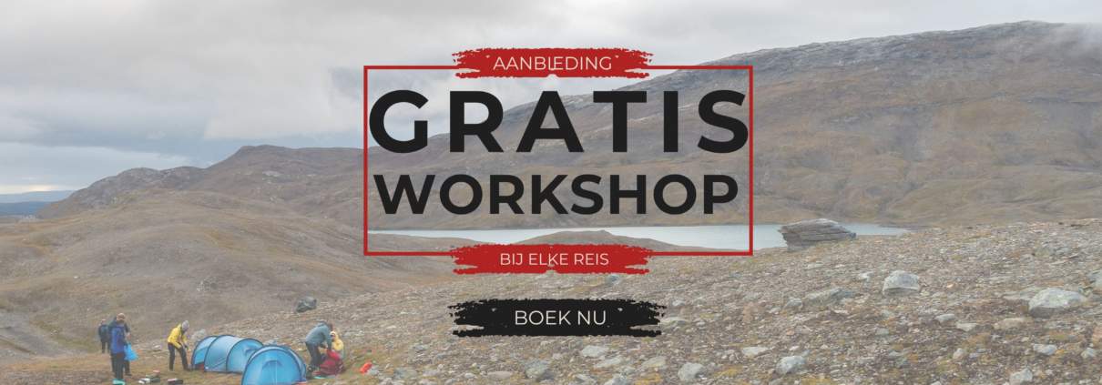 Gratis workshop bij het boeken van een reis 1 Arctic Adventure gratis workshop bij elke reis