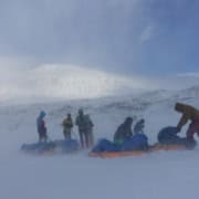 Kungsleden Winter Trail in Sweden Kungsleden Winter Trail in Zweden Lars Marinus on the 3-Country Expedition in Lapland