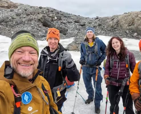 Greenland Expedition: from Tasiilaq to the Ice Cap in one Day 3 Team Arctic Adventure op de ijskap