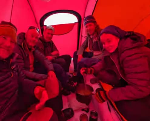 IMG 8032 Avontuur op Groenland: mijlpaal bereikt en hageltapijt ontdekt