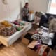 Preparation of food and equipment for the expedition in Kangerlussuaq.